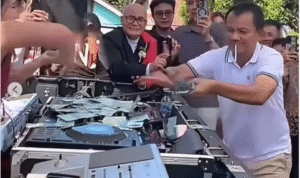 Terekam Joget dan Nyawer DJ Saat Khitanan, Anggota DPRD Lampung Utara Hatami Tuai Kecaman Warganet