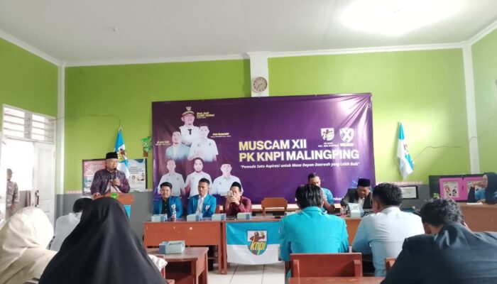 DPD KNPI Lebak Hadiri MUSCAM XII KNPI Malingping, Heri Budiman Terpilih sebagai Ketua