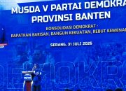 Gemuruh Pembukaan Musda V Demokrat Banten, Teriakan “Iti Lanjutkan” Menggema di Aula Musda