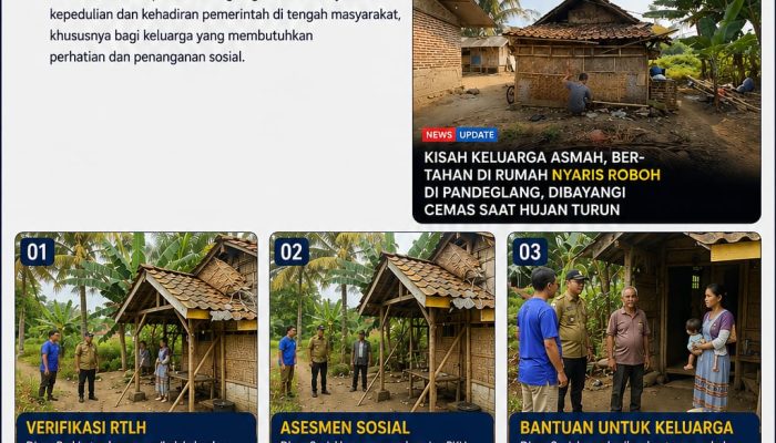 Pemkab Pandeglang Bergerak Cepat Tangani Warga Tinggal di Rumah Tidak Layak Huni
