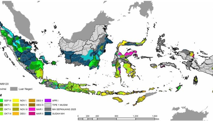 Prakiraan Cuaca Indonesia Kamis 13 Agustus 2026: Banten dan Jawa Barat Waspada Angin Kencang