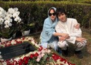 Potret Bunga Citra Lestari dan Noah Ziarah ke Makam Ashraf Sinclair, Ungkap Pesan Haru di Hari Ulang Tahun