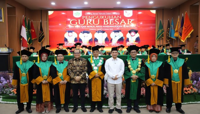 UIN Banten Kukuhkan Lima Guru Besar, Targetkan 60 Profesor